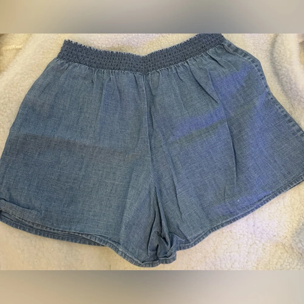 Polo by Ralph Lauren Blue Label Girls Light Blue Jean Shorts